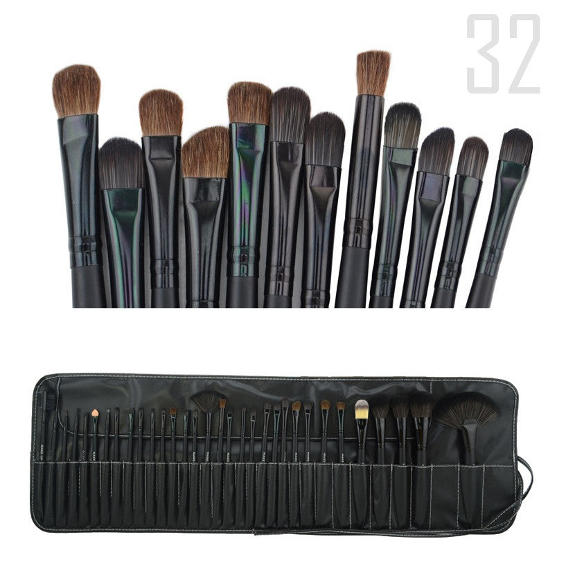  Sculptor 32 Piece High Quality Wooden Makeup Brush Set by VistaShops VistaShops Perfumarie