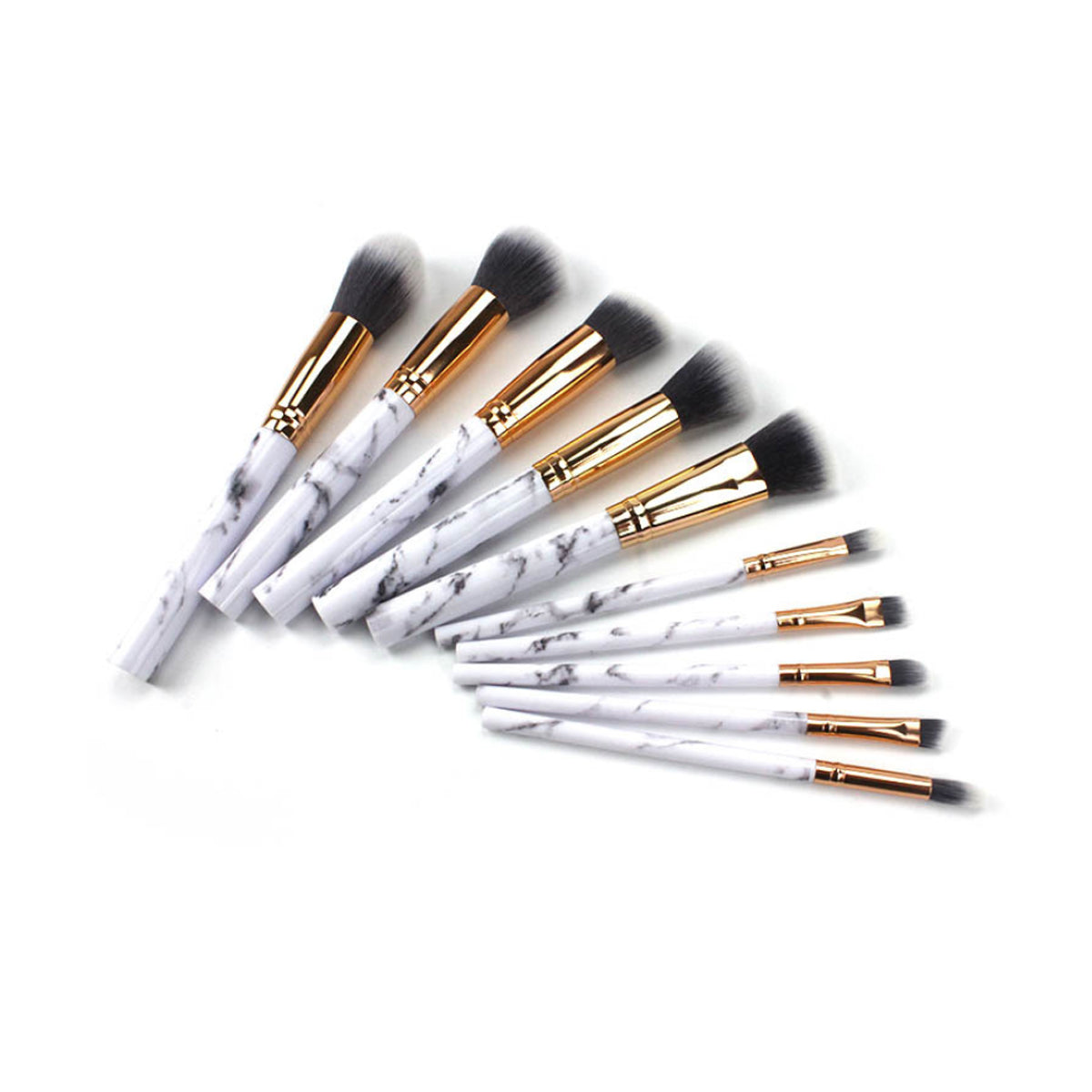  La Canica 10 In 1 Makeup Brush Set With Travel Friendly Container by VistaShops VistaShops Perfumarie