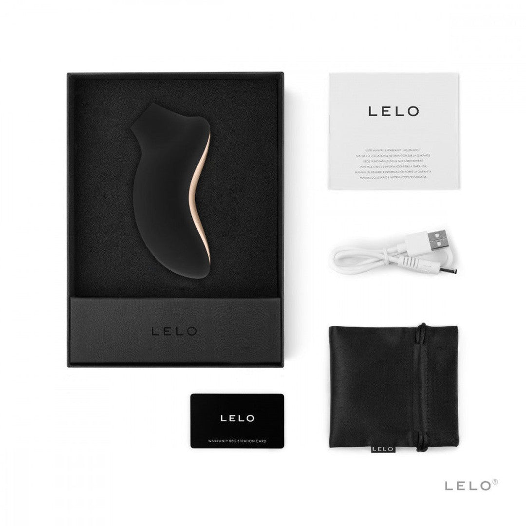 LELO SONA 2 Cruise Sonic Clitoral Massager - Black by Condomania.com