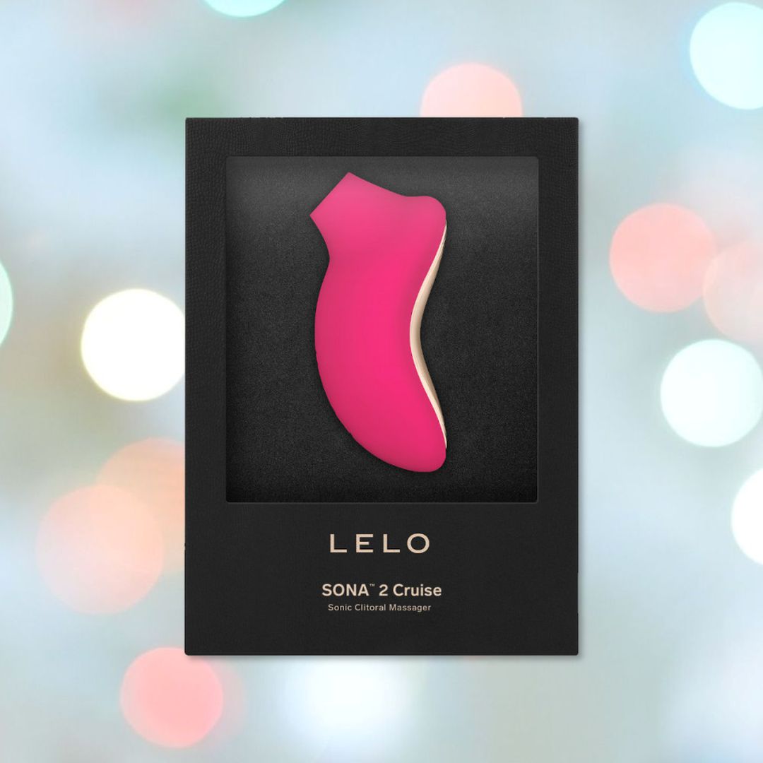 LELO SONA 2 Cruise Sonic Clitoral Massager - Cerise by Condomania.com