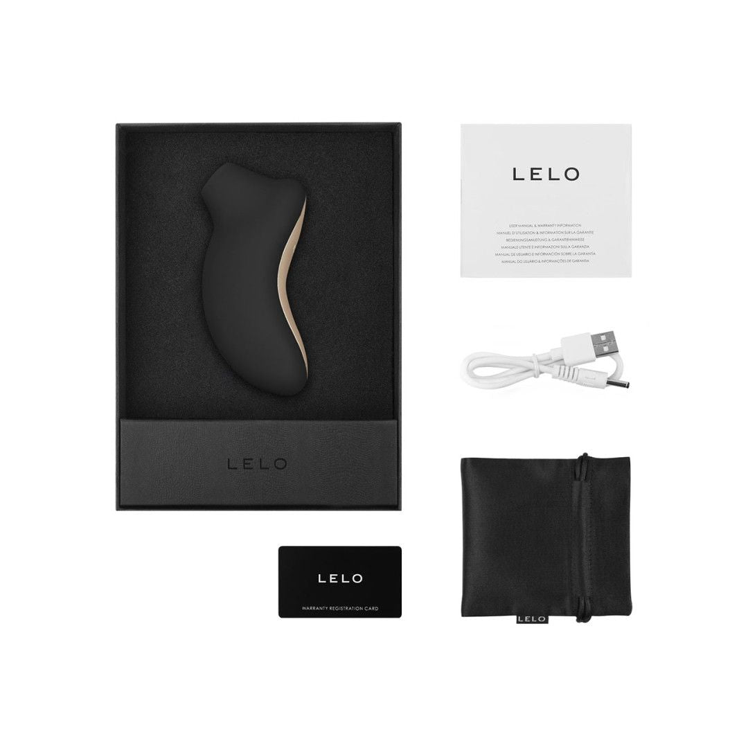 LELO SONA Cruise Sonic Wave Clitoral Massager (Black) by Condomania.com