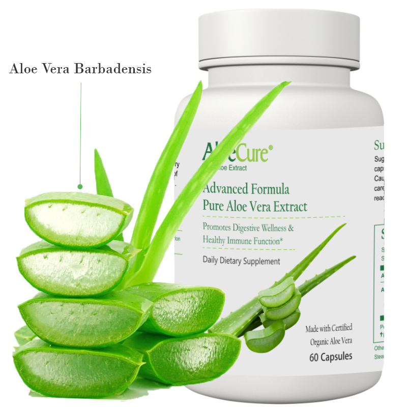 AloeCure Advanced Formula Aloe Capsules by AloeCure