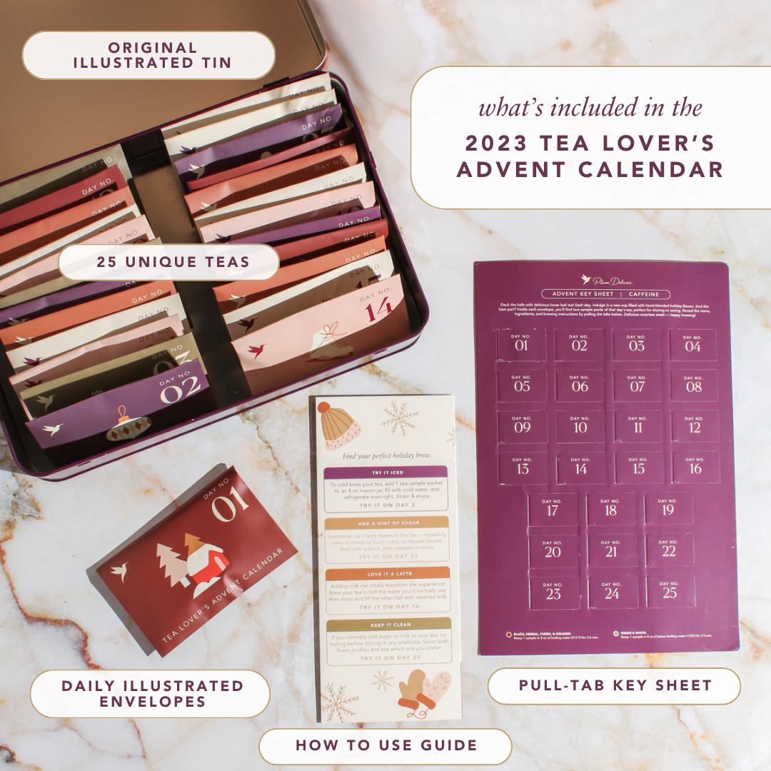 Tea Lover's Advent Calendar by Plum Deluxe Tea