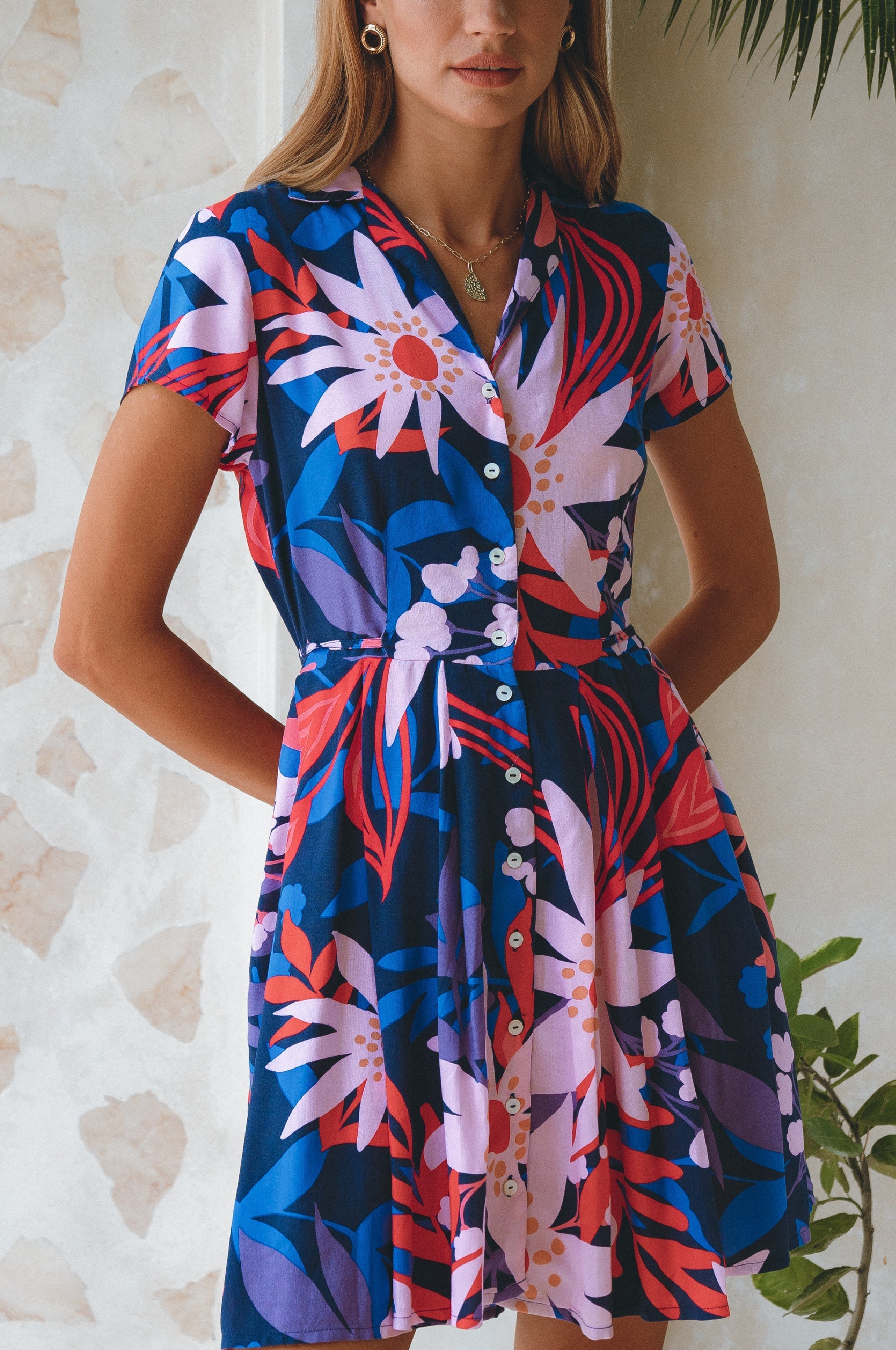 Agnes Shirt Dress (Sale) by Bali ELF