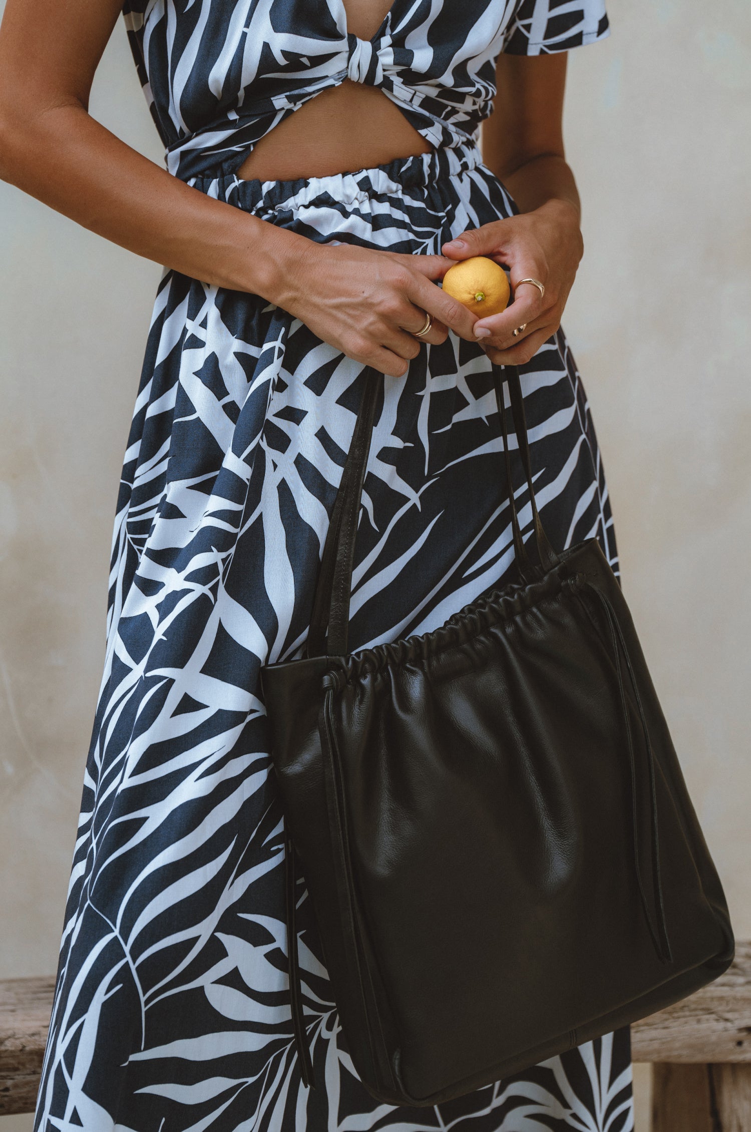 Alessia Leather Tote Bag by Bali ELF