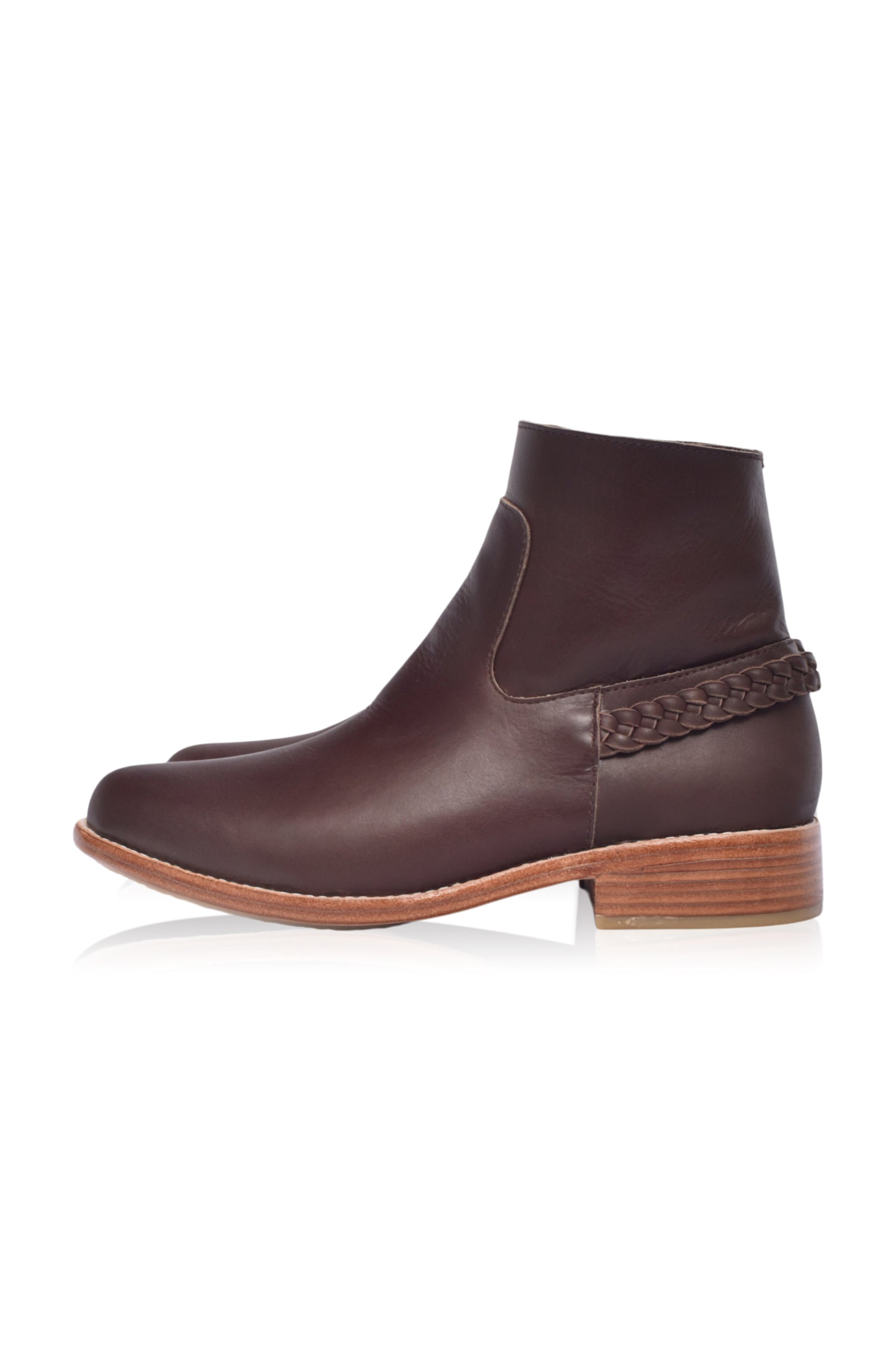 Alexa Ankle Leather Boots by Bali ELF
