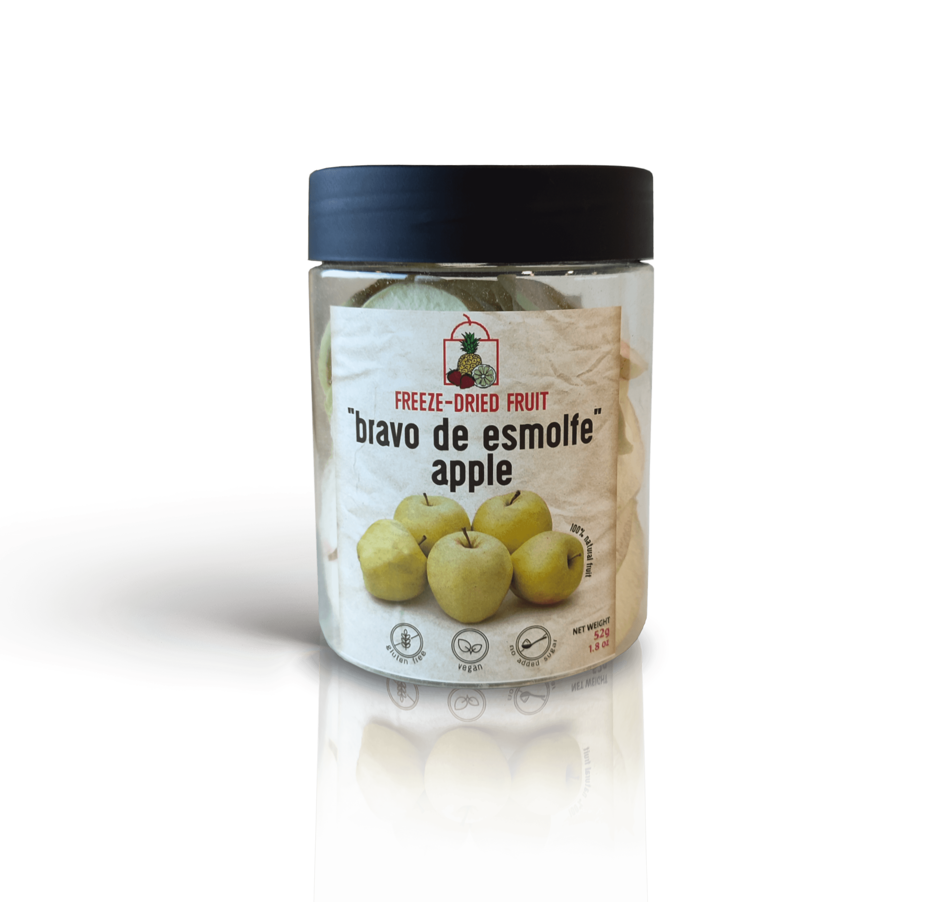 Freeze Dried Wild "Esmolfe" Apple Snack by Diaita Smart Foods (Worldwide Shipping)