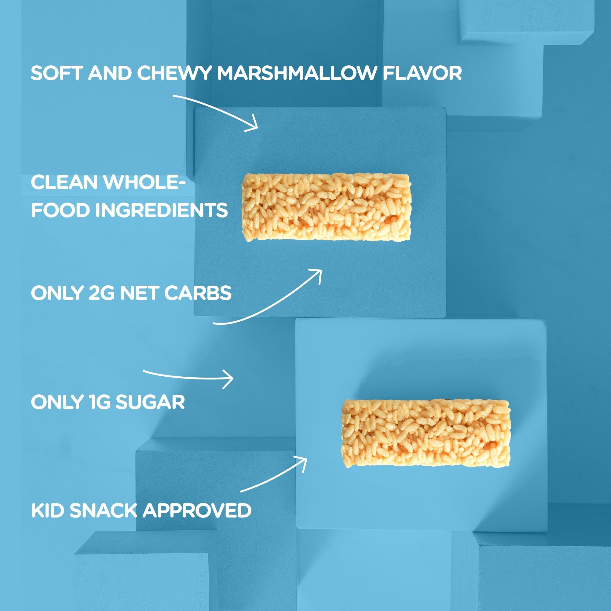 Marsh Mallow Krisp Bar (UPGRADED RECIPE)! by Sinless Snacks