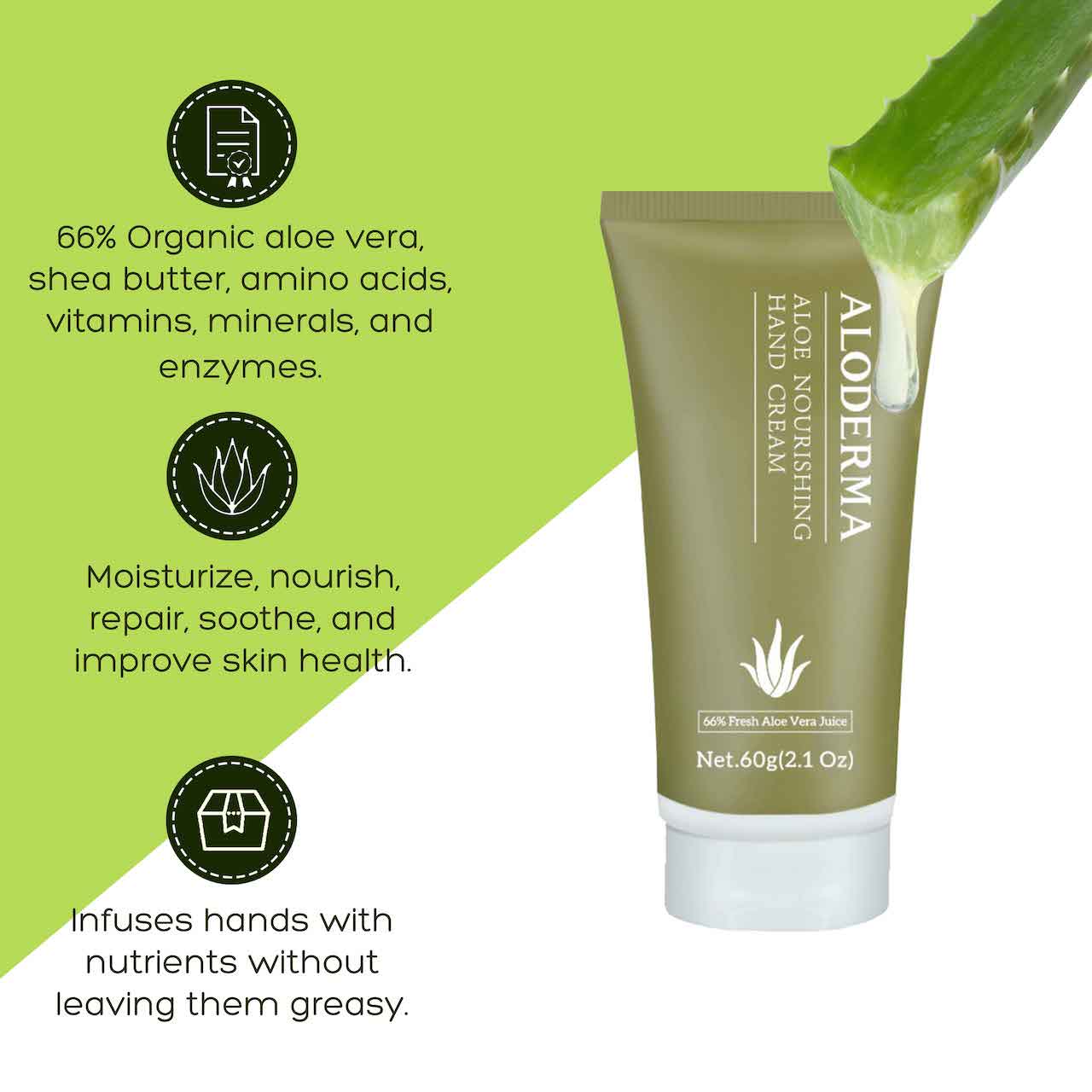 ALODERMA Aloe Nourishing Hand Cream by AloeCure