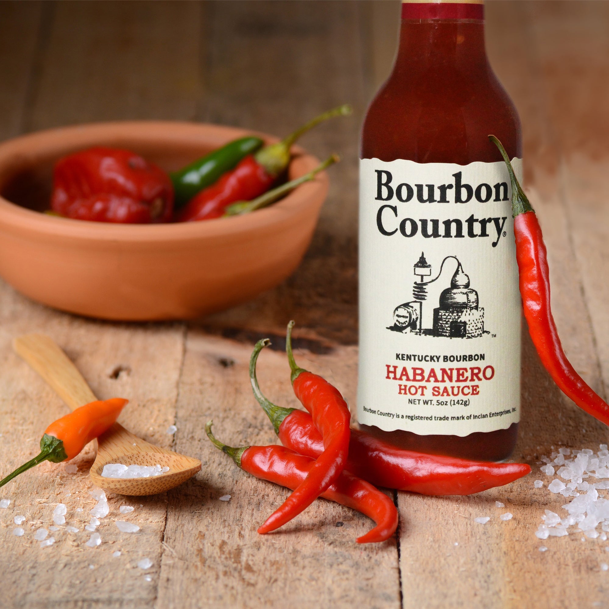 Bourbon Country Habanero Hot Sauce by Bourbon Country Products