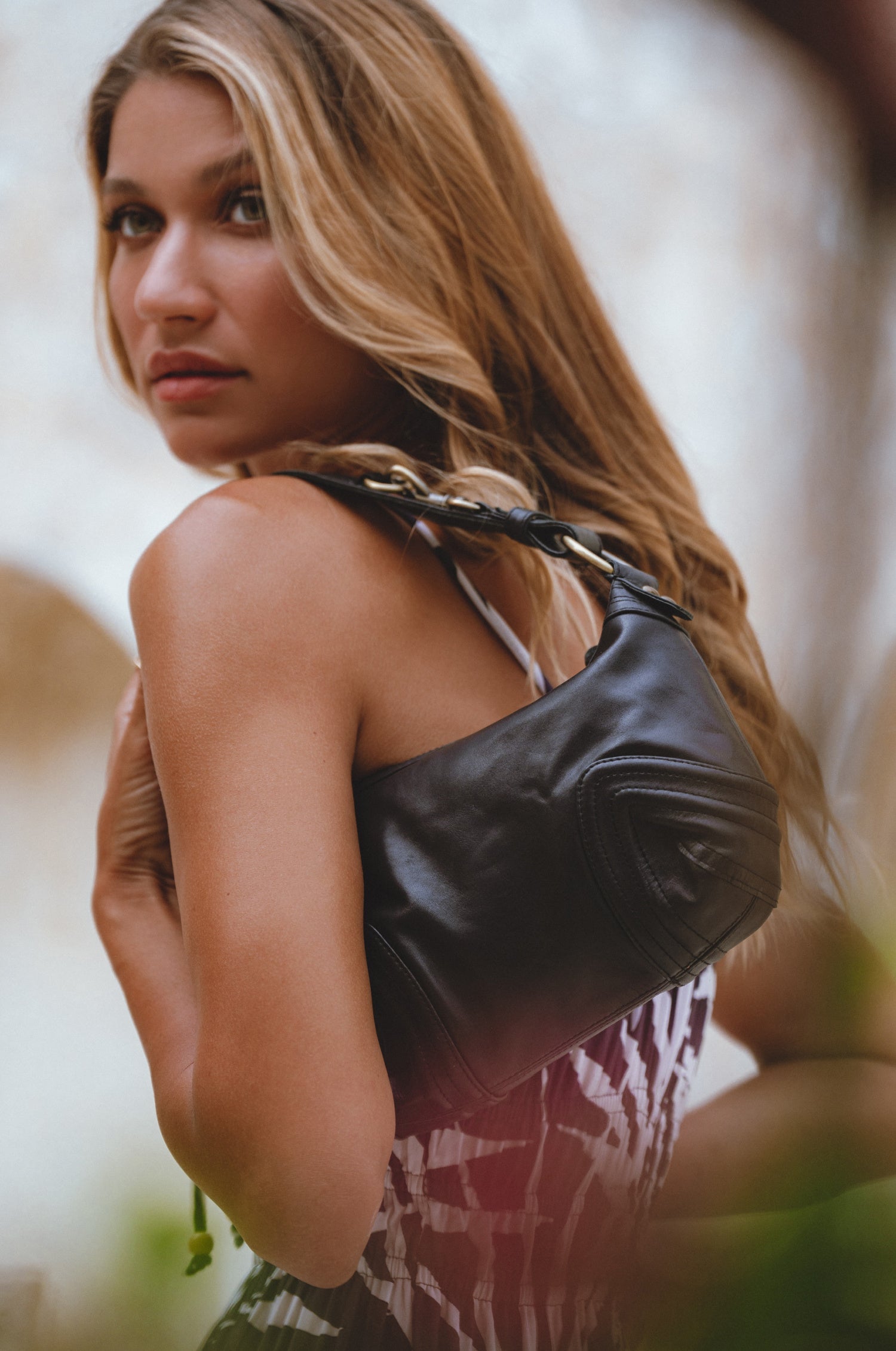 Belissima Mini Leather Shoulder Bag by Bali ELF