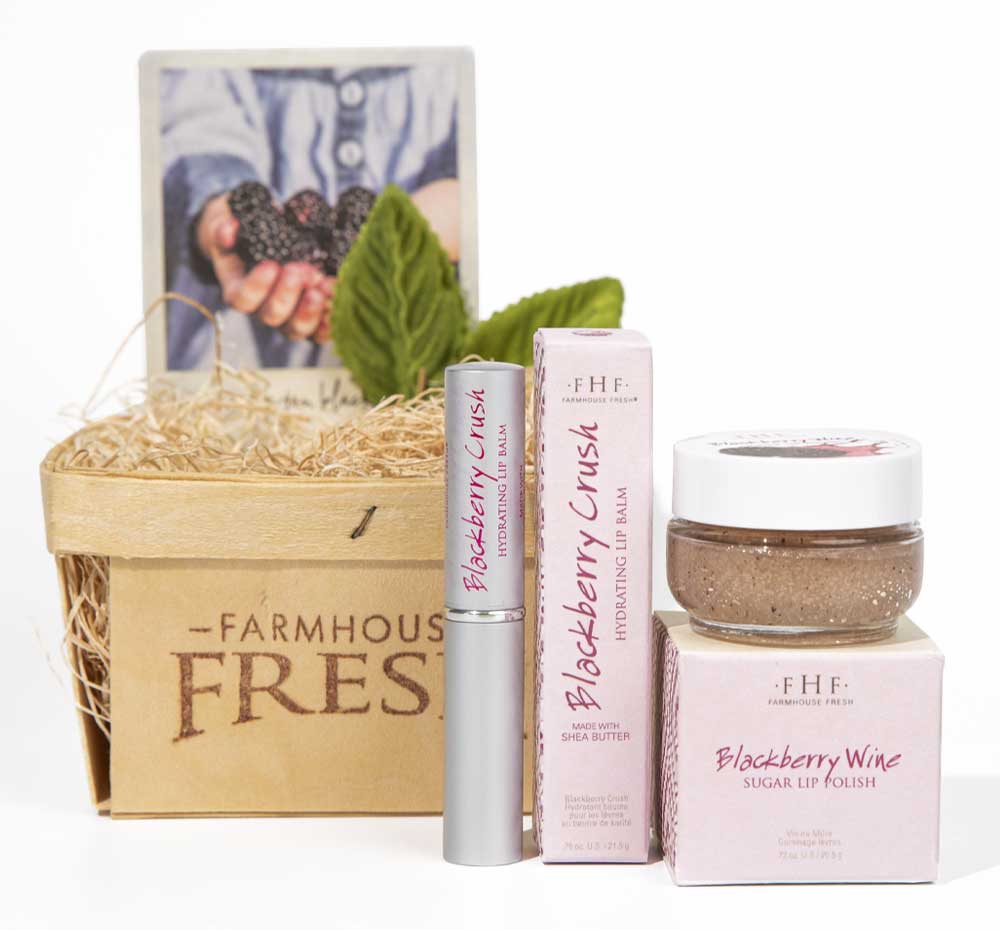 Blackberry Lip Gift Basket by FarmHouse Fresh skincare