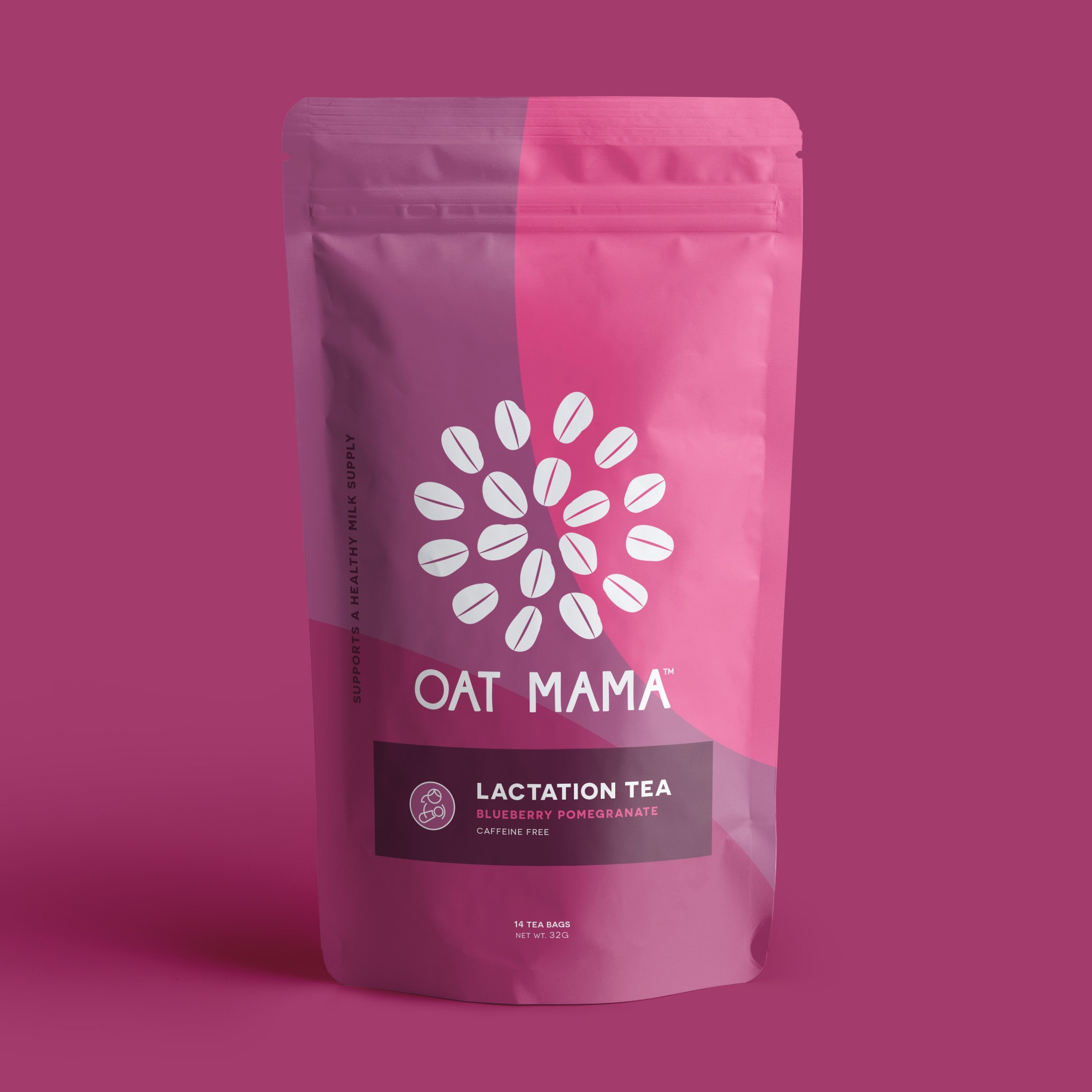 Blueberry Pomegranate Lactation Tea by Oat Mama