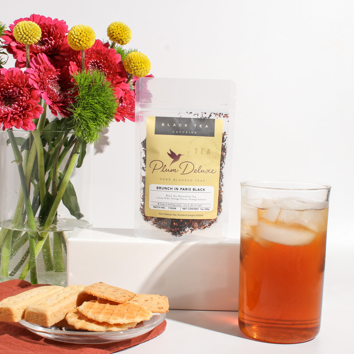 Brunch in Paris Black Tea Blend (Chocolate - Orange) by Plum Deluxe Tea