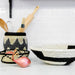  Modern Woven Bowl - 12" Black Geo by Kazi Goods - Wholesale Kazi Goods - Wholesale Perfumarie