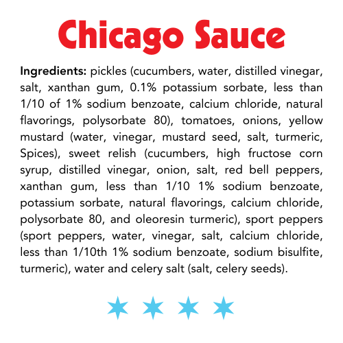 Chicago Sauce & Chicago Fire Sauce by Big Fork Brands