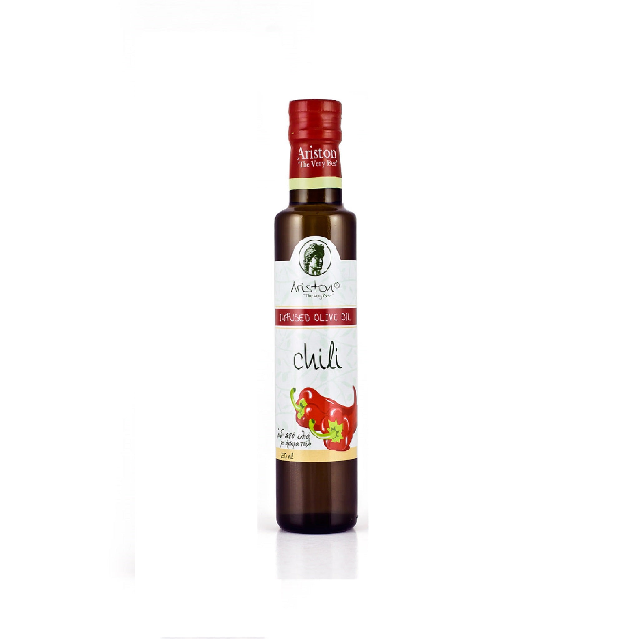 Ariston Chili Infused Olive oil 8.45 fl.oz by Alpha Omega Imports