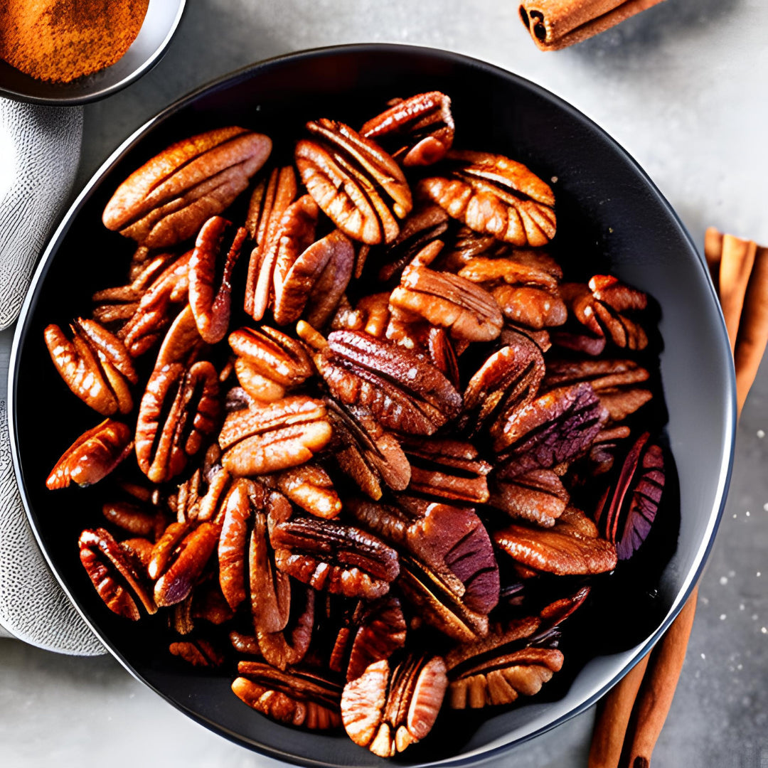 Cinnamon Glazed Pecans