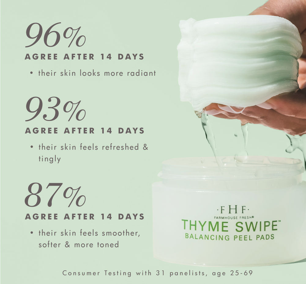 Thyme Swipe® by FarmHouse Fresh skincare