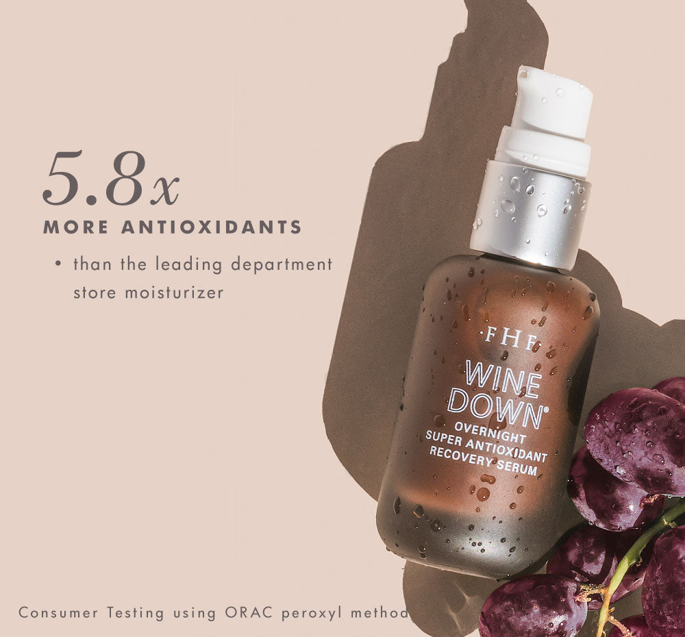 Wine Down® by FarmHouse Fresh skincare