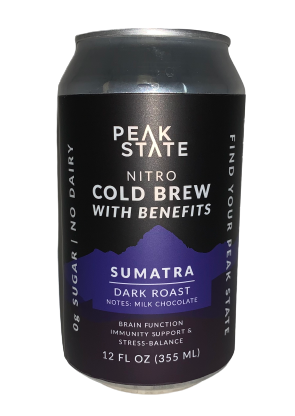 Cold Brew with Benefits by Peak State Coffee