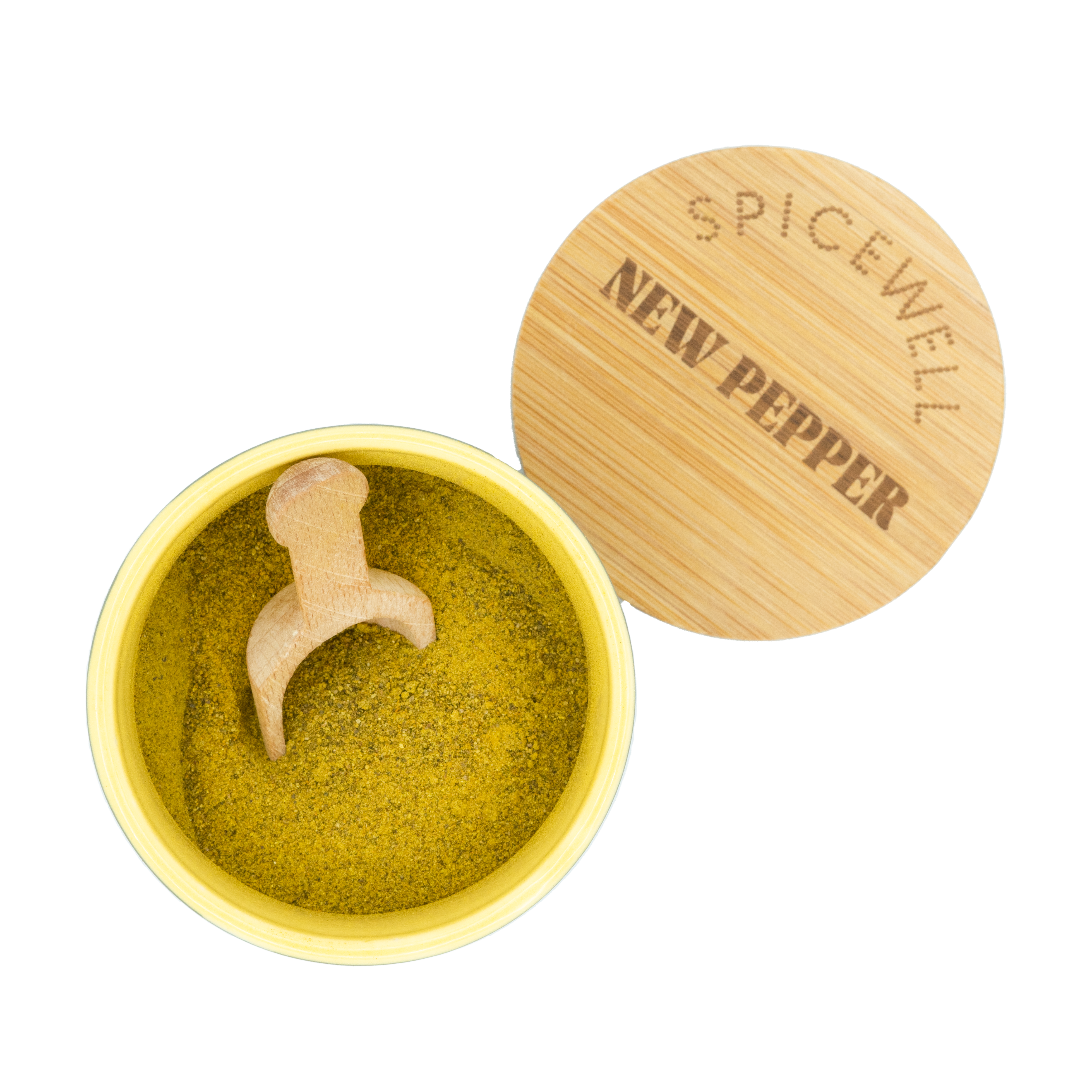 Spring Reset: New Salt & New Pepper Ceramic Cellar Set + Refill Pouch Bundle by Spicewell