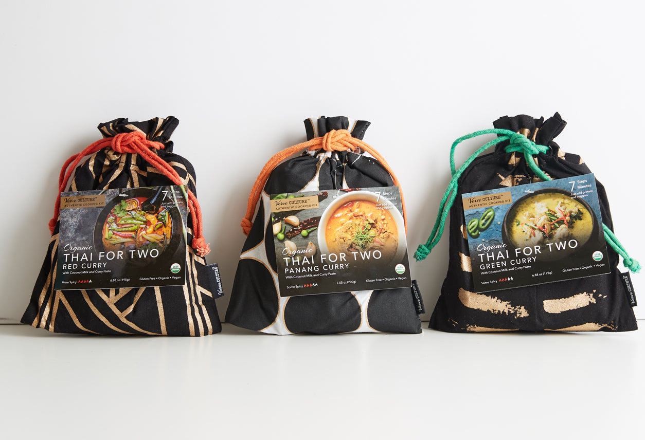 Thai for Two - Organic Curry Sampler Set by Verve Culture