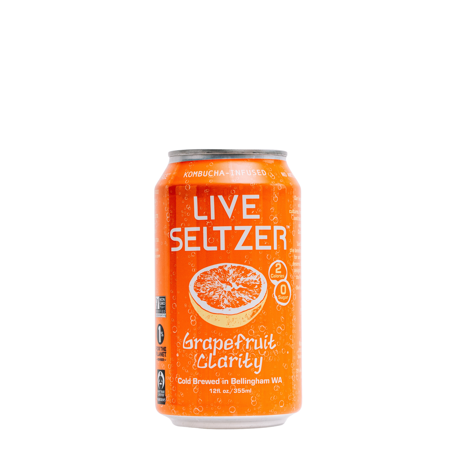 Grapefruit Live Seltzer (case of 12) by KombuchaTown