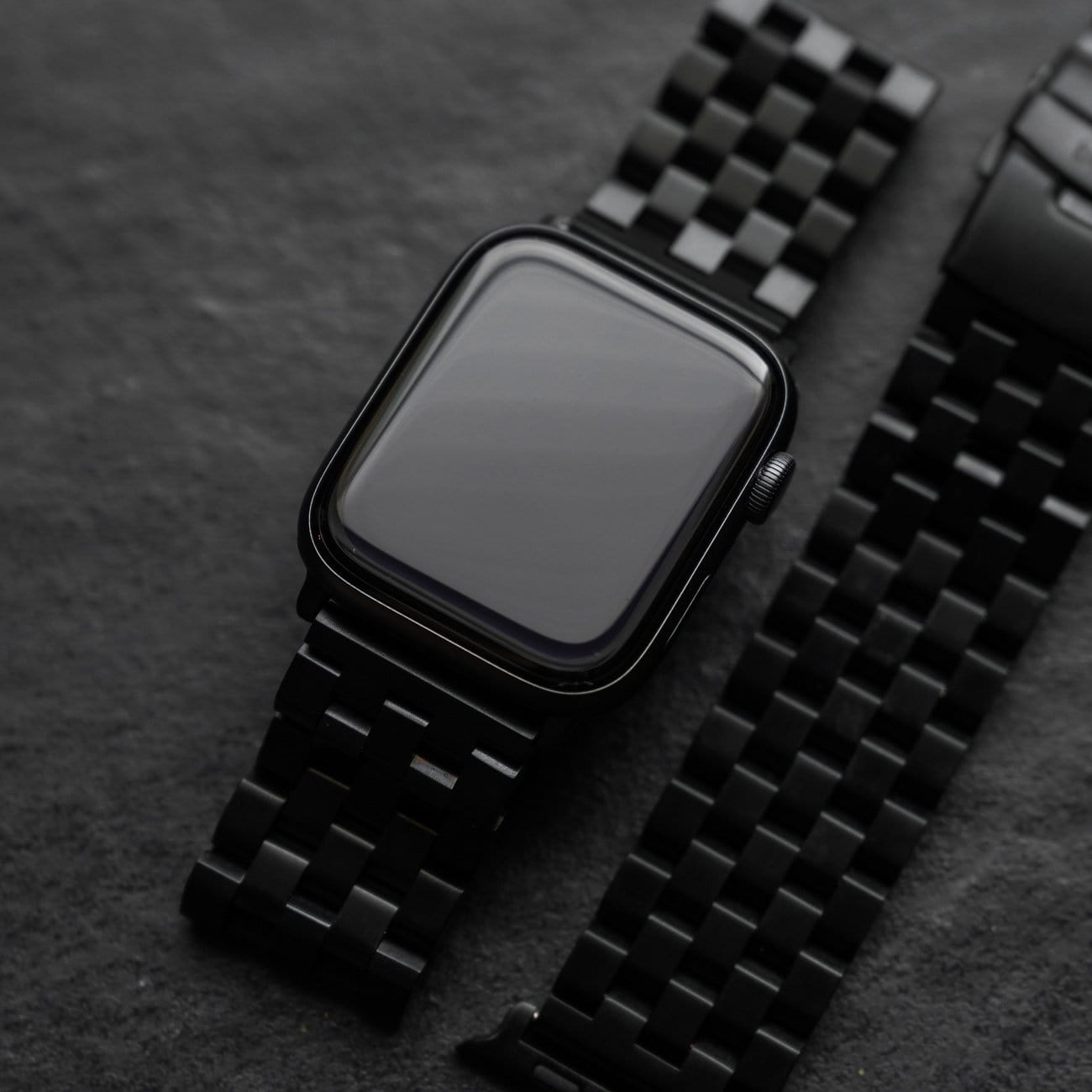 METAL Apple Watch Strap - Black Edition by Bullstrap