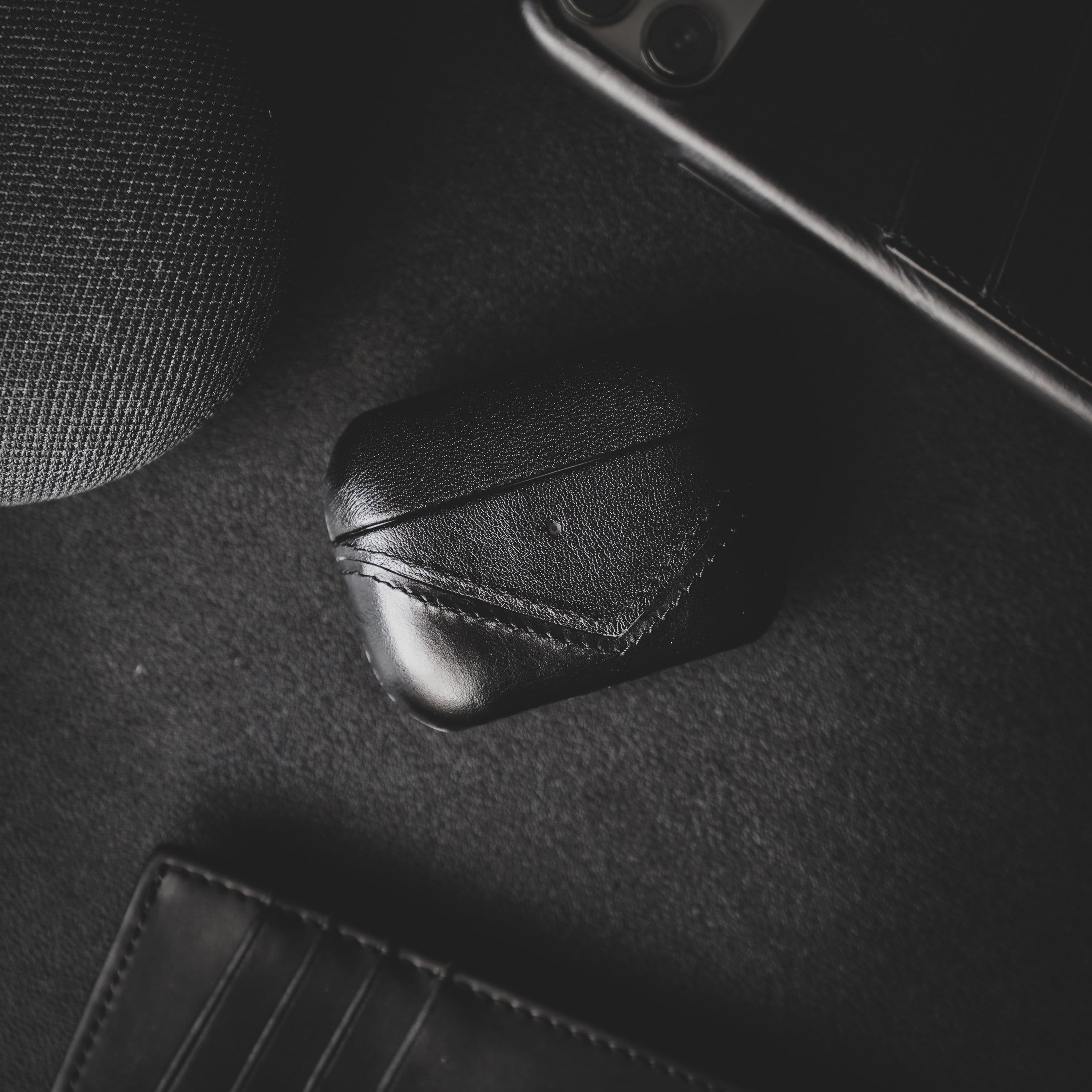 Leather AirPods Cases - BLACK EDITION by Bullstrap