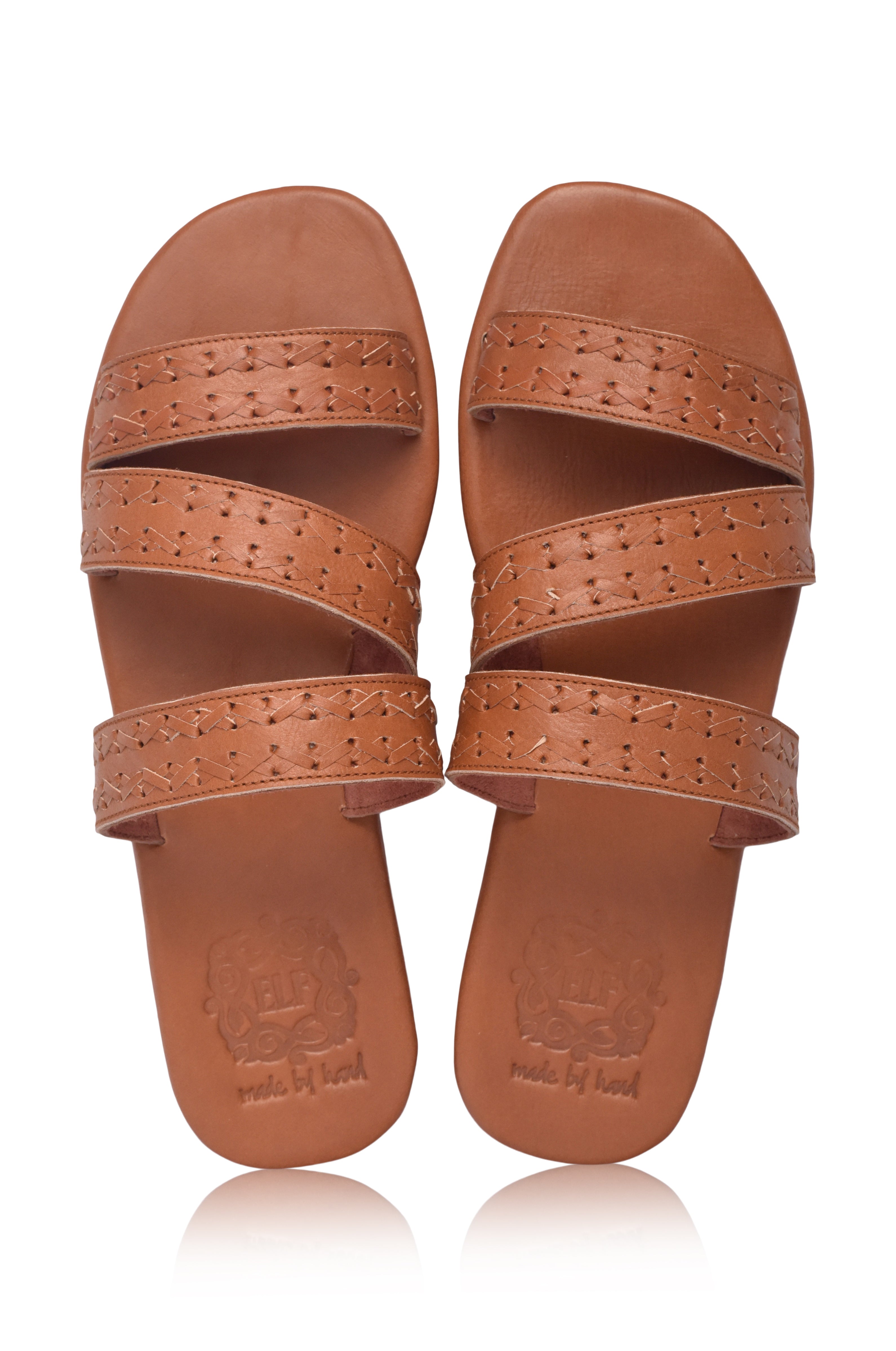 Sail Slide Leather Sandals by Bali ELF