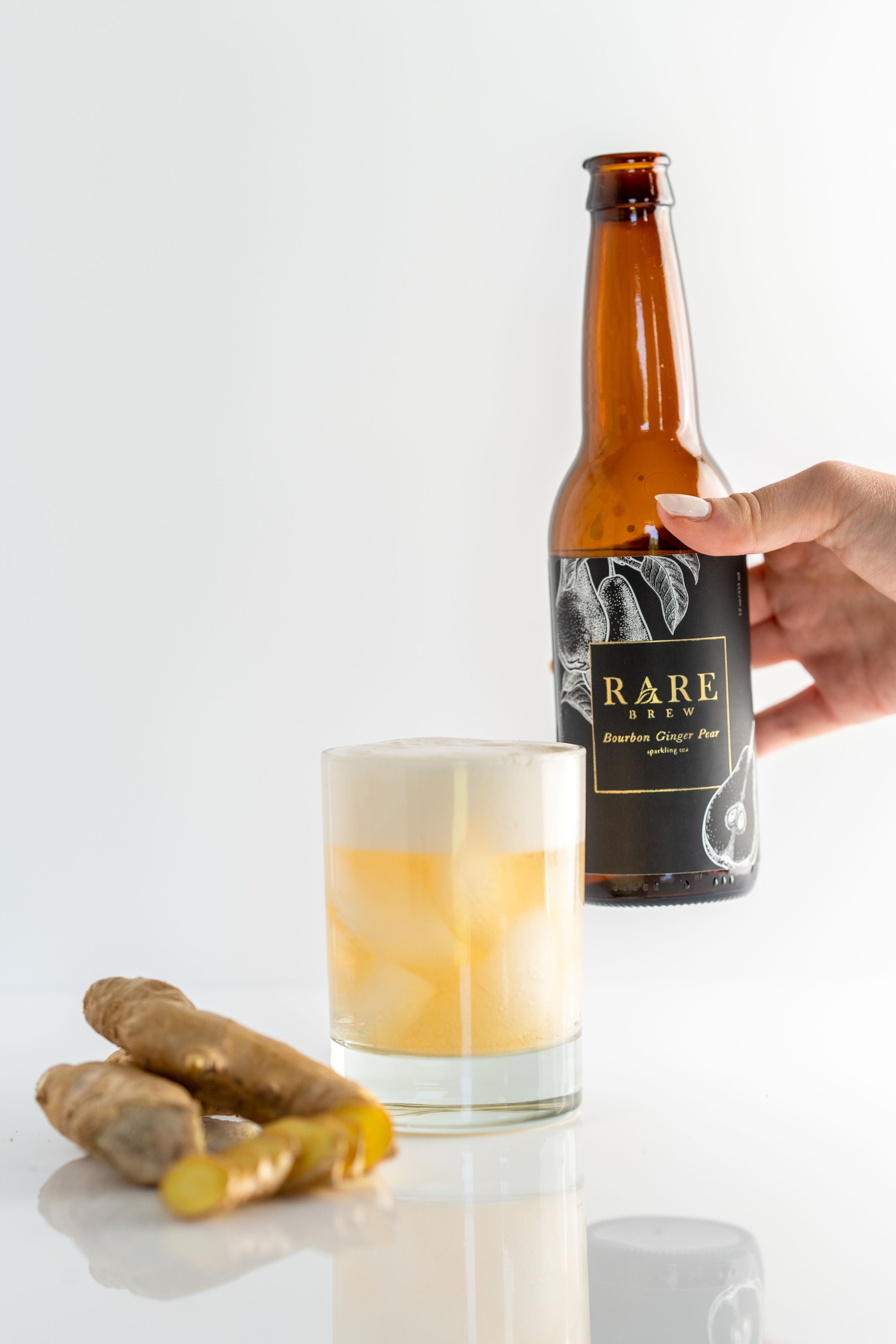 Bourbon Ginger Pear - Sparkling Tea - Case by RARE BREW