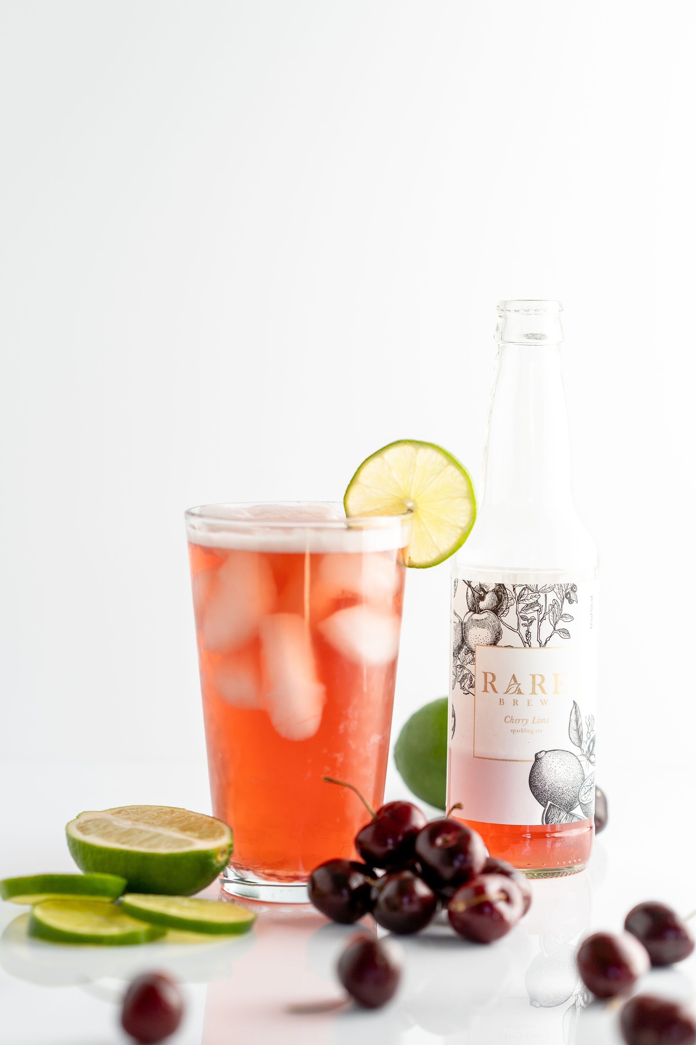 Cherry Lime - Sparkling Tea - Case by RARE BREW