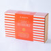 Orange and white striped box with 'El Guapo's Classic Old Fashioned' on a white background.