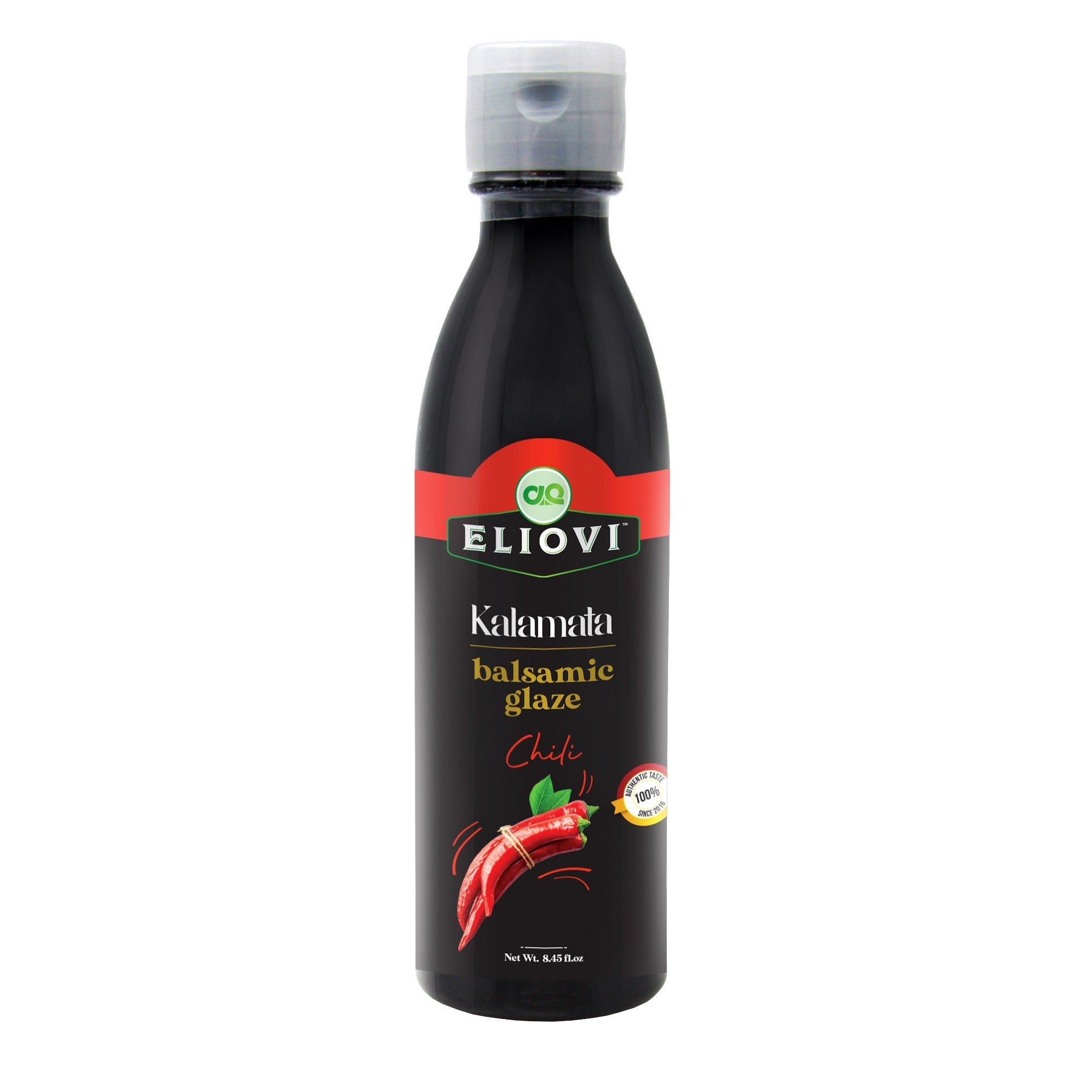 Eliovi  Balsamic Glaze Chili Pack of 1, 3, 6, 12 bottles of 8.45 Fl. Oz each by Alpha Omega Imports