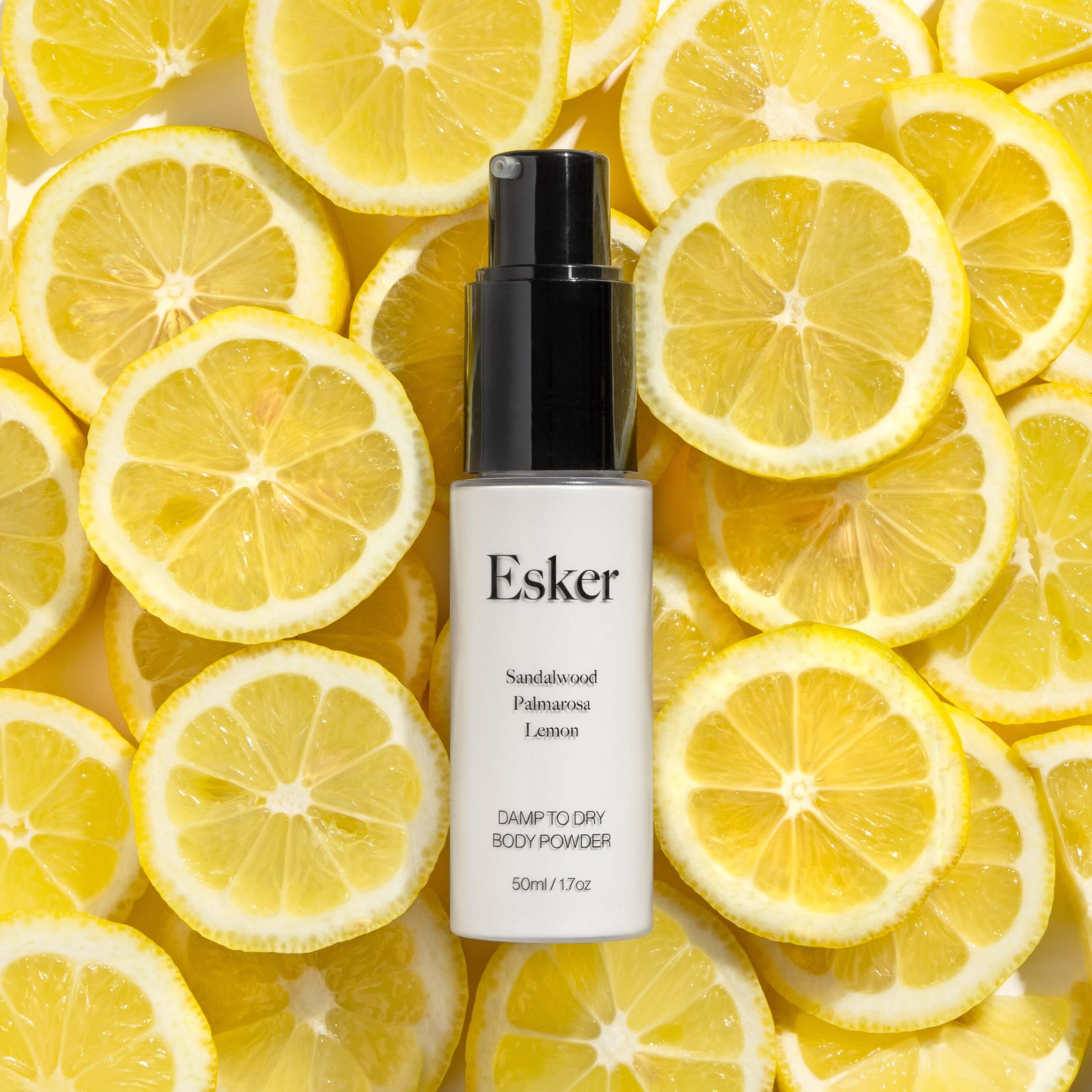 Damp to Dry Body Powder by Esker