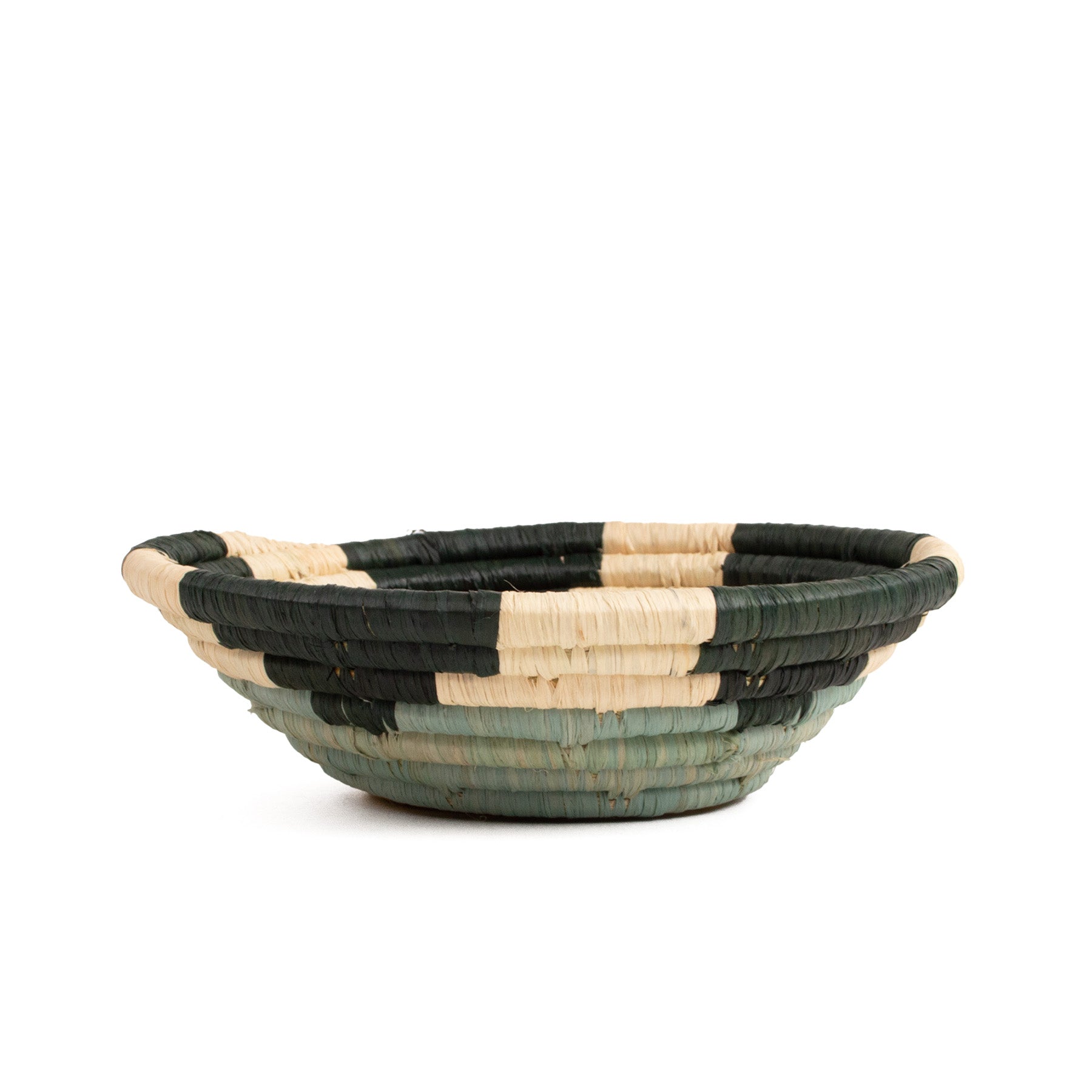  Seratonia Woven Bowl - 6" Oasis by Kazi Goods - Wholesale Kazi Goods - Wholesale Perfumarie