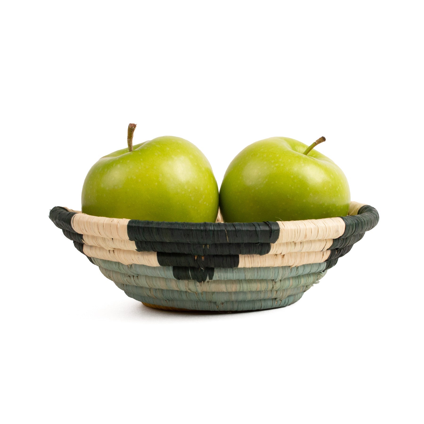  Seratonia Woven Bowl - 6" Oasis by Kazi Goods - Wholesale Kazi Goods - Wholesale Perfumarie