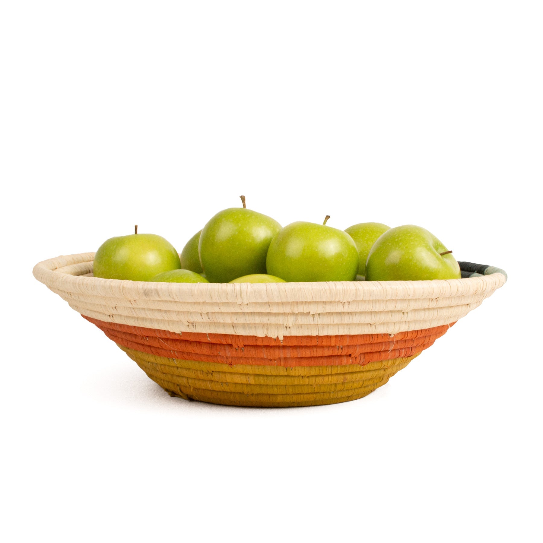  Seratonia Woven Bowl - 12" Pomelo by Kazi Goods - Wholesale Kazi Goods - Wholesale Perfumarie