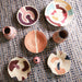  12" Burgundy Coronet Round Basket by Kazi Goods - Wholesale Kazi Goods - Wholesale Perfumarie