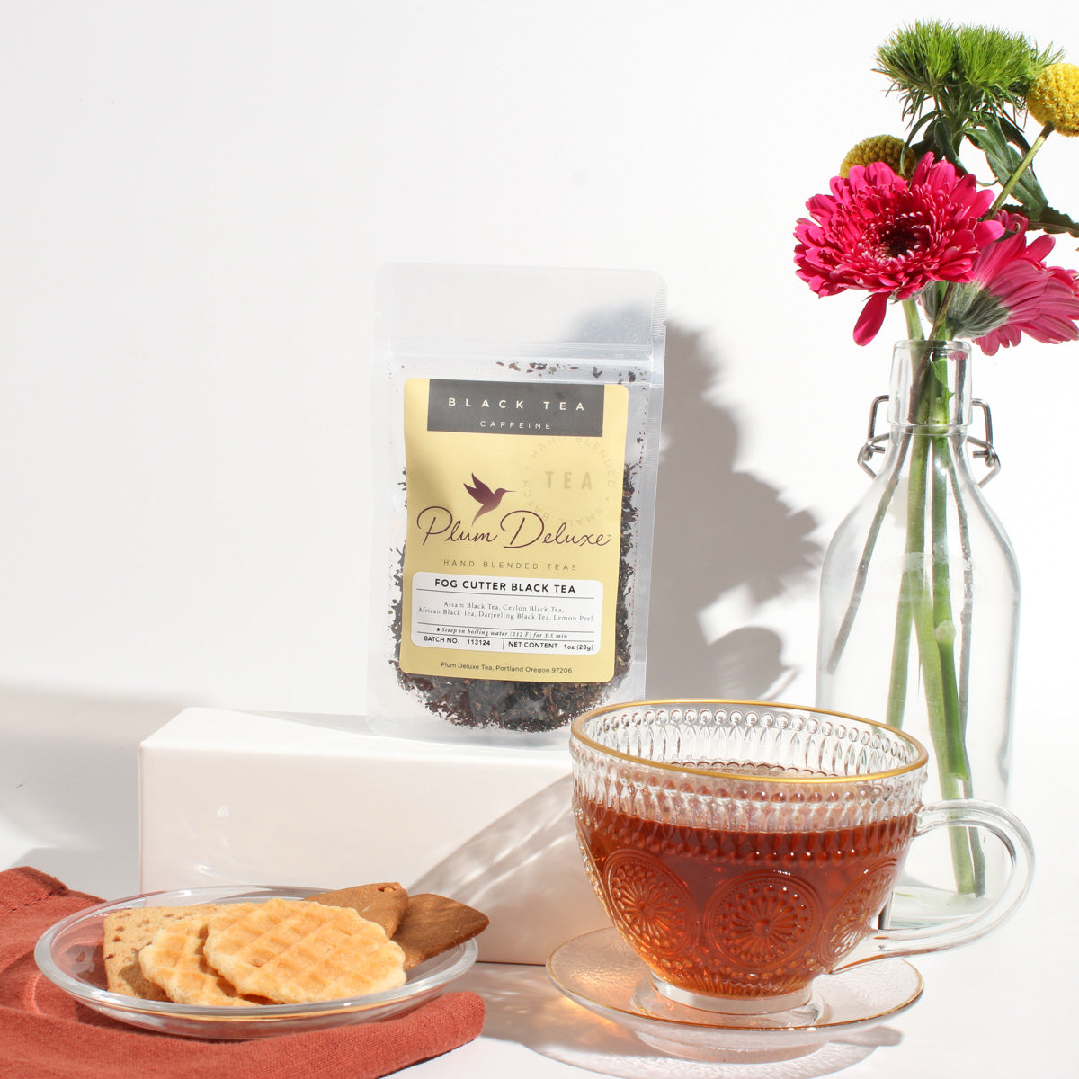 Fog Cutter Black Tea (Irish Breakfast w-Hint of Lemon) by Plum Deluxe Tea