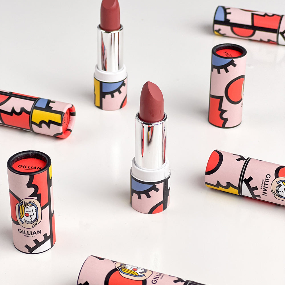 Gillian Cosmetics Silky Soft Lipstick by elvis+elvin