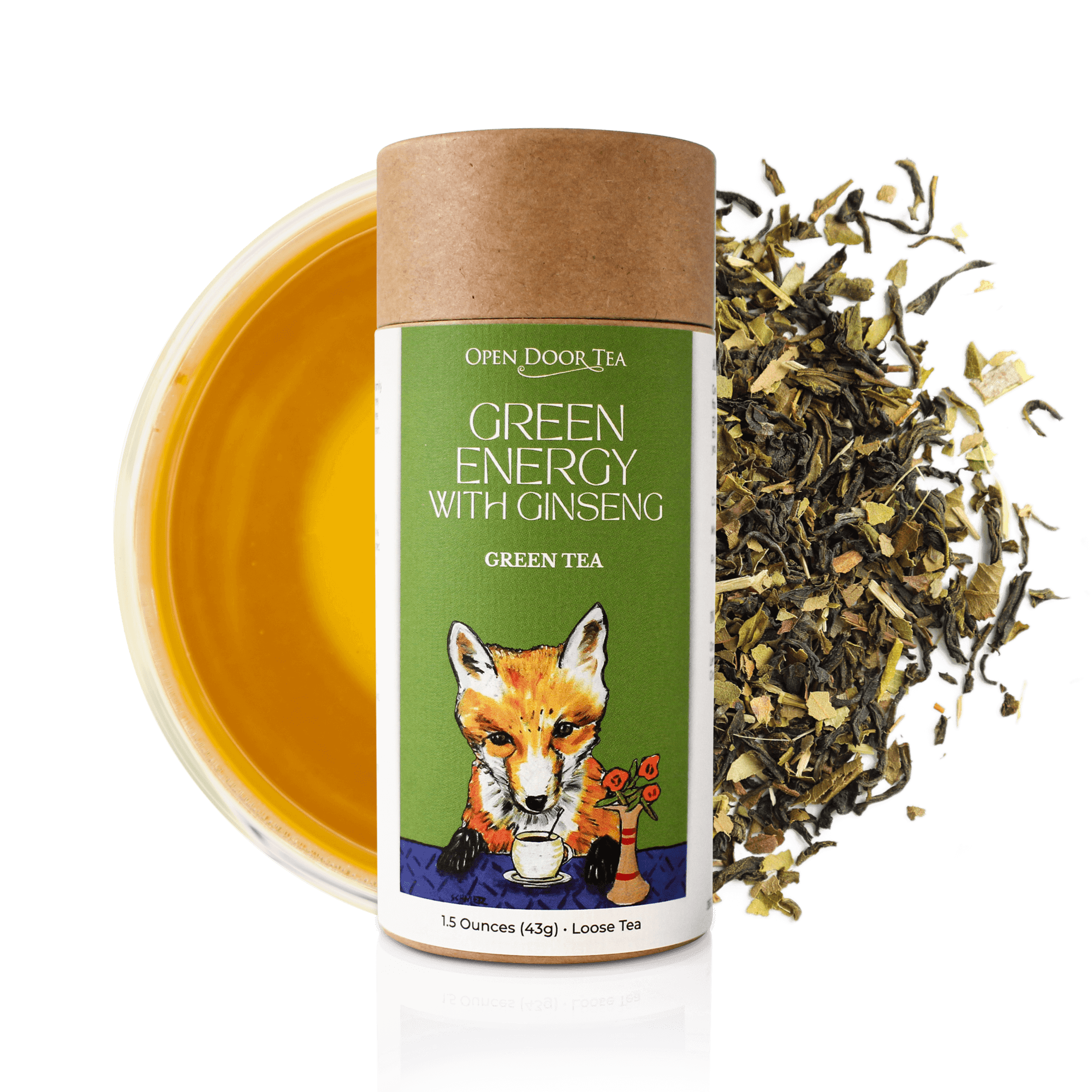 Green Energy with Ginseng by Open Door Tea CT