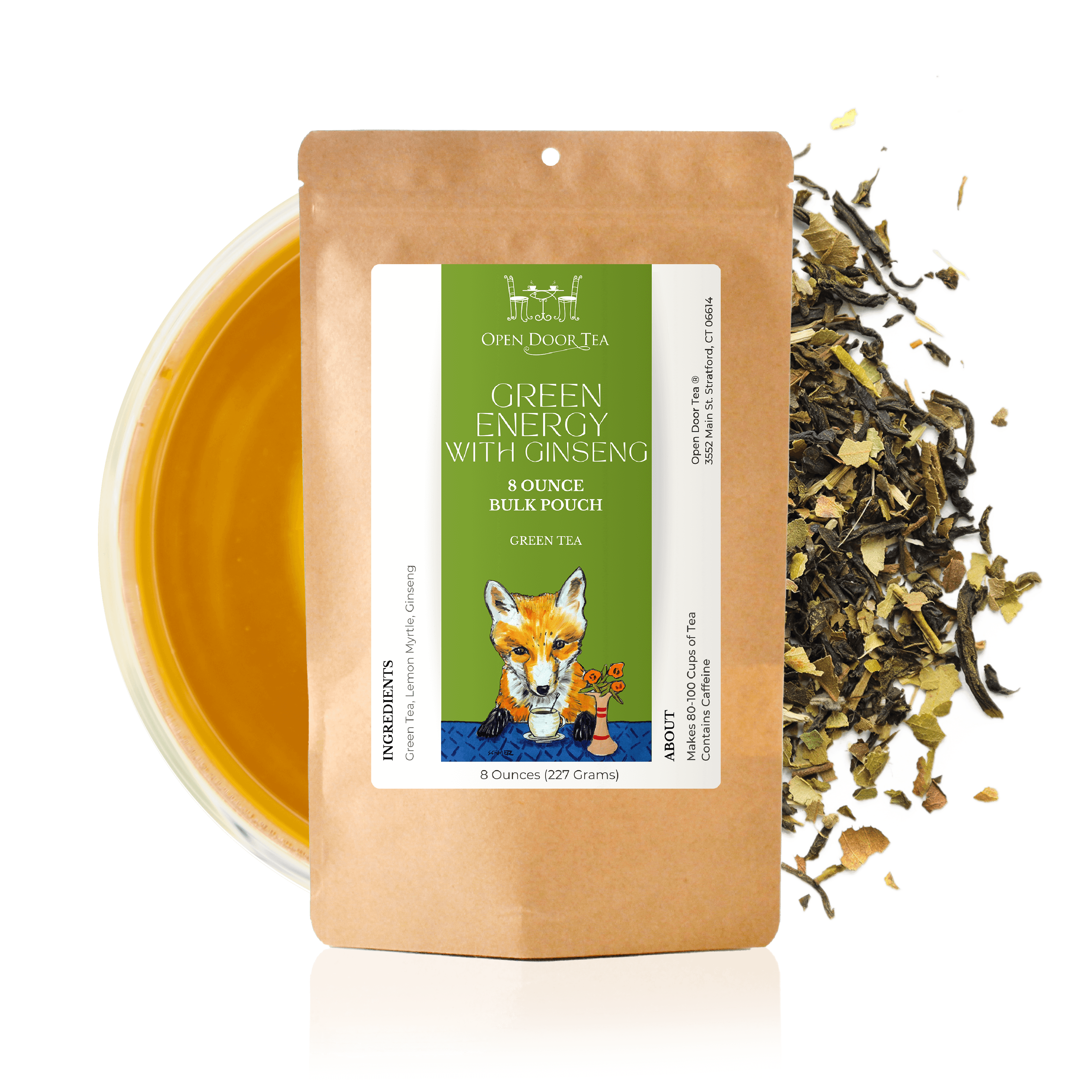 Green Energy with Ginseng by Open Door Tea CT