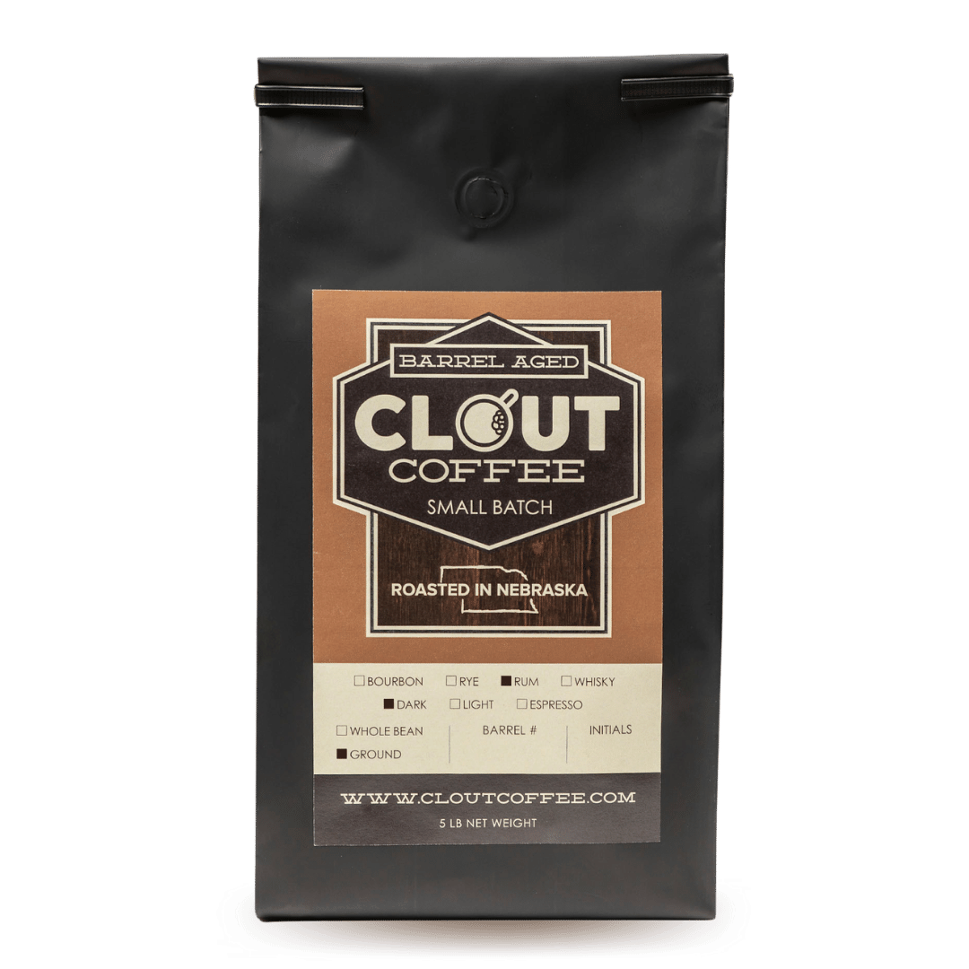 Rum Barrel Aged | 5lbs by Clout Coffee