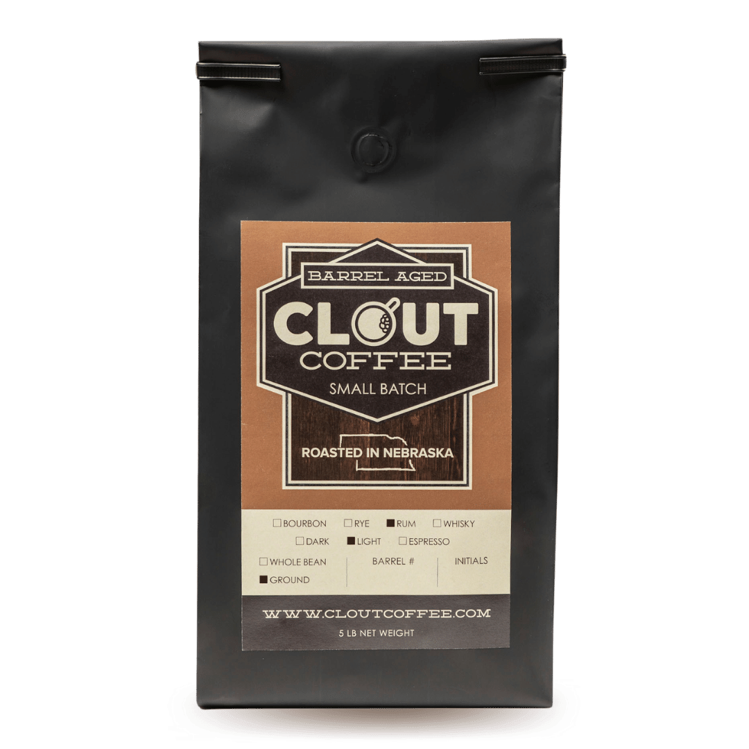 Rum Barrel Aged | 5lbs by Clout Coffee