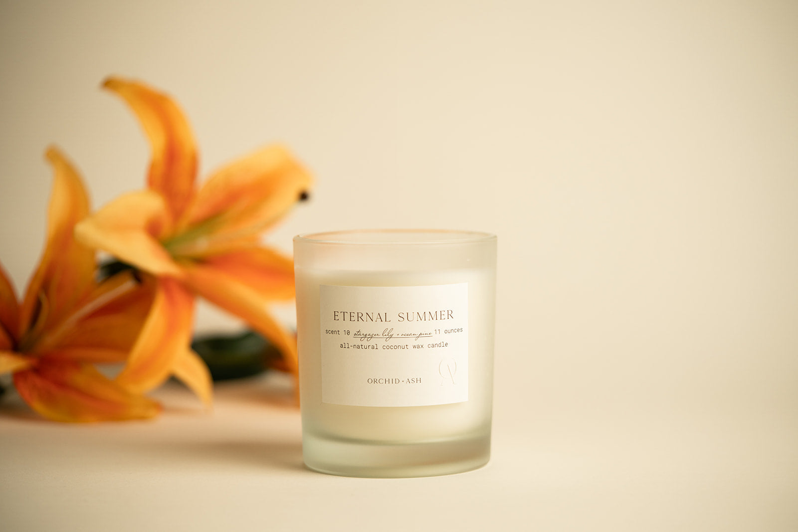 ETERNAL SUMMER Natural Candle by Orchid + Ash