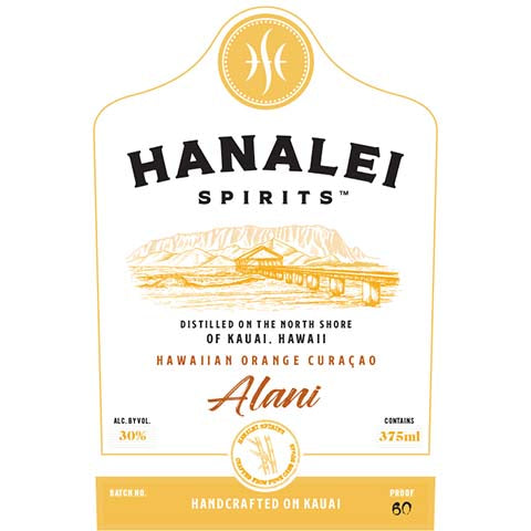 Hanalei Alani Hawaiian Orange Curacao by CraftShack Liquor Store