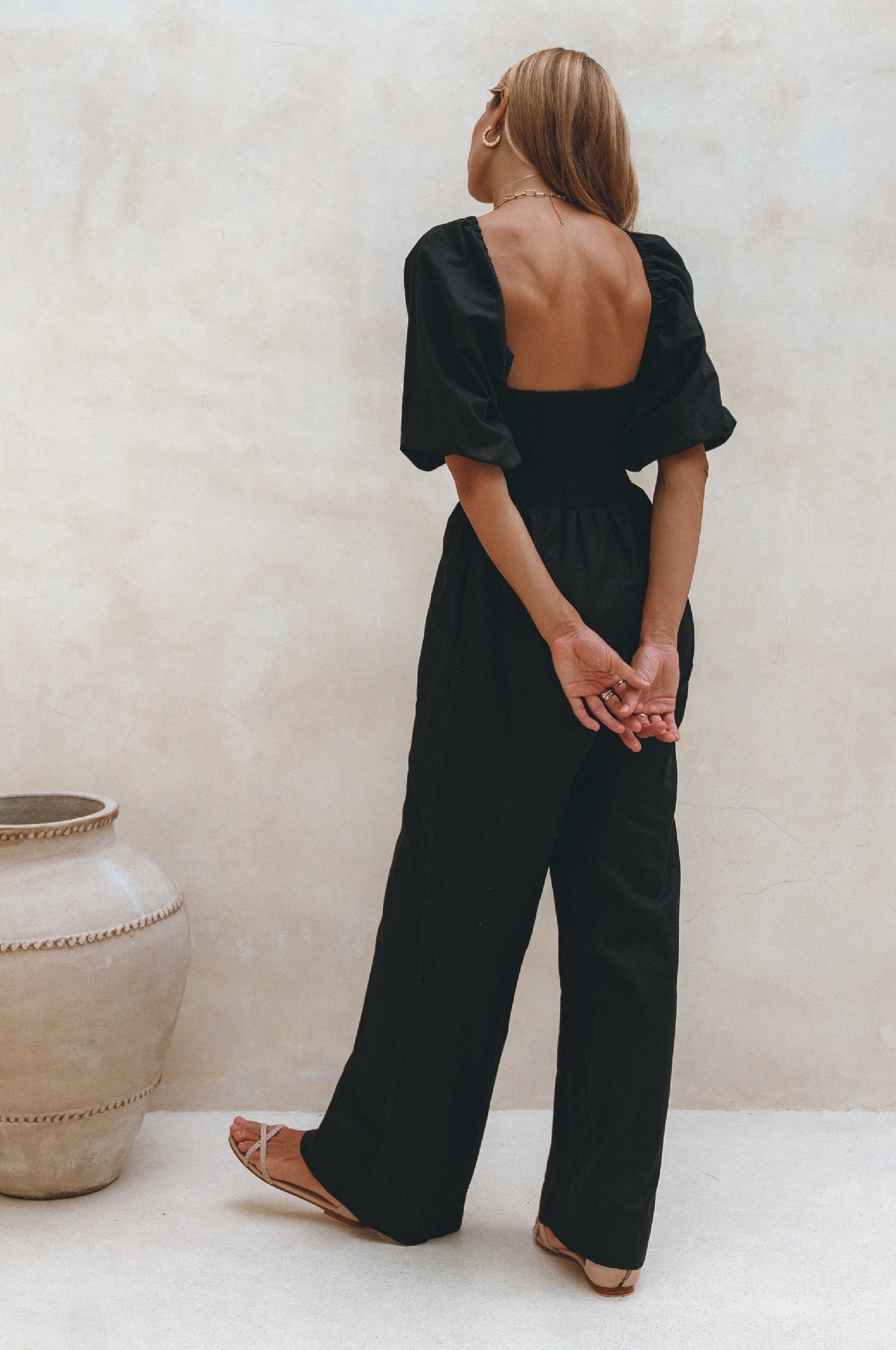 Heaven Bay Linen Jumpsuit by Bali ELF