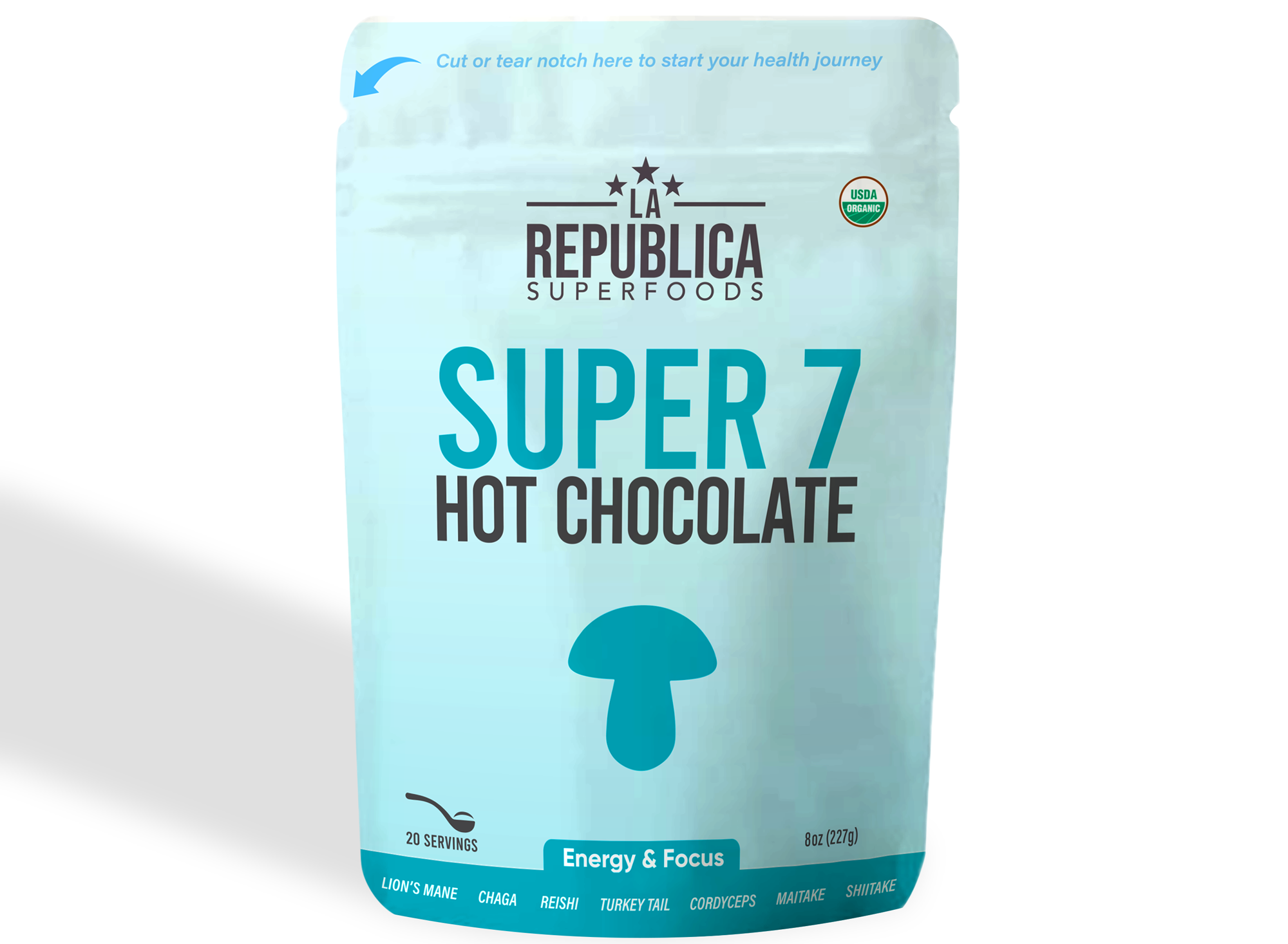 La Republica Hot Chocolate 8 oz bag by La Republica Superfoods